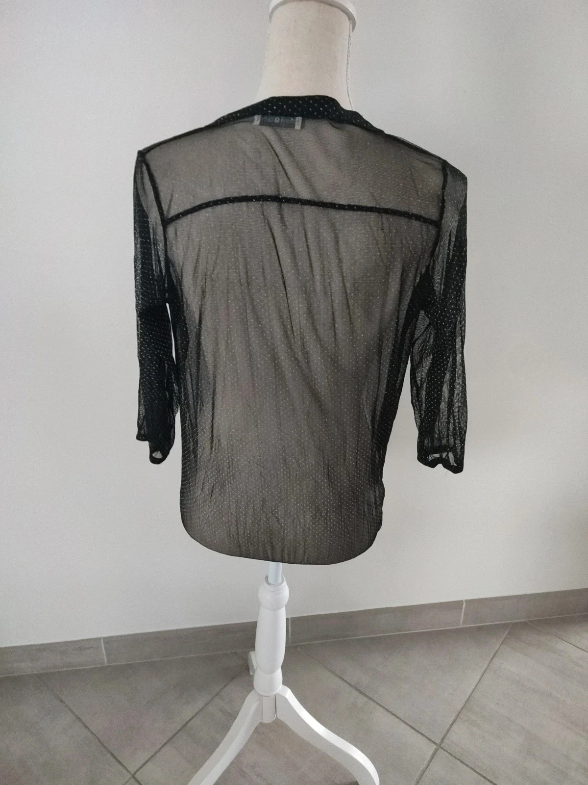 T-shirt met drie kwart mouwen voor dames, maat 38 – photo 5